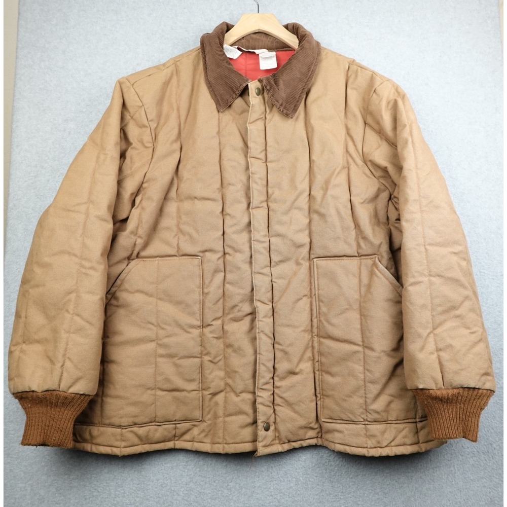 Vintage Walls Blizzard Pruf Jacket Mens 3XL Insulated Canvas Chore Barn Coat USA
